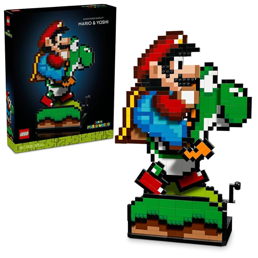 Yoshiページ LEGO Super Mario World: Mario i Yoshi, Zestaw dla Dorosłych